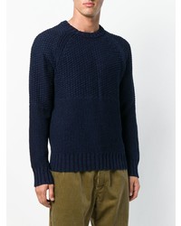 Мужской темно-синий вязаный свитер от Levi's Made & Crafted