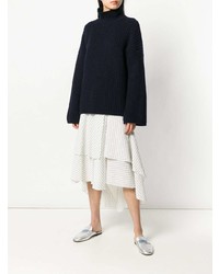 Темно-синий вязаный свободный свитер от Incentive! Cashmere