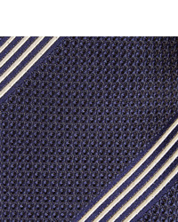Мужской темно-синий галстук в вертикальную полоску от Tom Ford