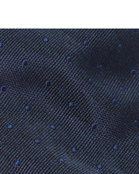 Мужской темно-синий галстук в горошек от Tom Ford