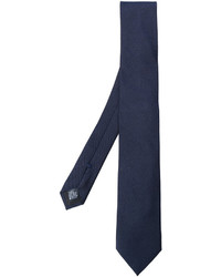 Мужской темно-синий галстук с вышивкой от Dolce & Gabbana
