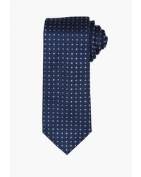Мужской темно-синий галстук с принтом от Angelo Bonetti