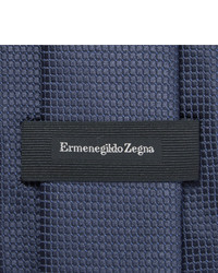 Мужской темно-синий галстук от Ermenegildo Zegna