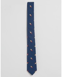 Мужской темно-синий галстук от Asos