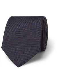 Мужской темно-синий галстук от Brioni