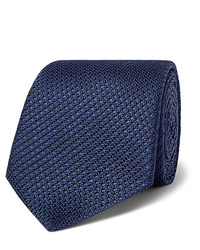 Мужской темно-синий галстук от Canali