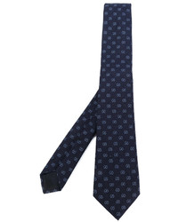 Мужской темно-синий галстук от Gucci