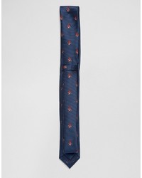 Мужской темно-синий галстук от Asos