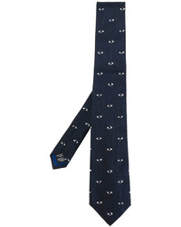 Мужской темно-синий галстук от Kenzo