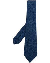Мужской темно-синий галстук от Kiton