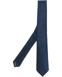 Мужской темно-синий галстук от Salvatore Ferragamo