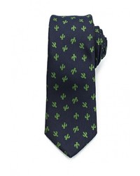 Мужской темно-синий галстук от Topman
