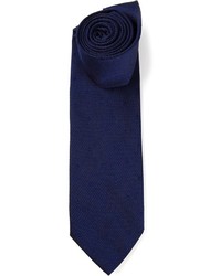 Мужской темно-синий галстук