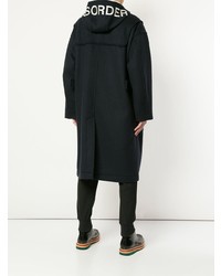 Мужской темно-синий дафлкот от Undercover