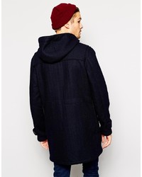 Мужской темно-синий дафлкот от Selected