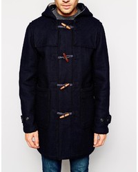 Мужской темно-синий дафлкот от Selected