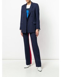 Женский темно-синий двубортный пиджак от Calvin Klein 205W39nyc