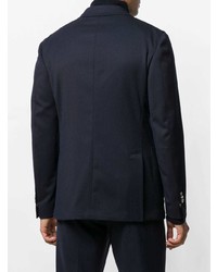 Мужской темно-синий двубортный пиджак от Gabriele Pasini
