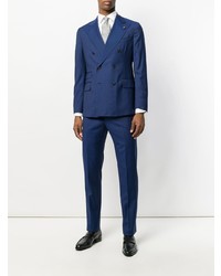 Мужской темно-синий двубортный пиджак от Gabriele Pasini