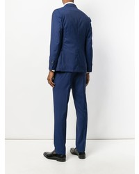 Мужской темно-синий двубортный пиджак от Gabriele Pasini