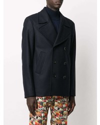 Мужской темно-синий двубортный пиджак от PS Paul Smith