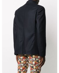 Мужской темно-синий двубортный пиджак от PS Paul Smith