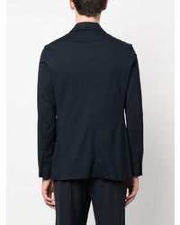 Мужской темно-синий двубортный пиджак от Circolo 1901