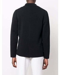 Мужской темно-синий двубортный пиджак от Drumohr