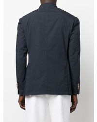 Мужской темно-синий двубортный пиджак от Gabriele Pasini