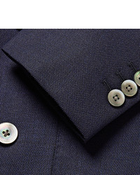 Мужской темно-синий двубортный пиджак от Boglioli