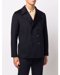 Мужской темно-синий двубортный пиджак от Paltò