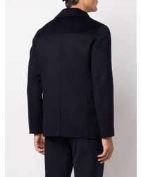 Мужской темно-синий двубортный пиджак от Paltò