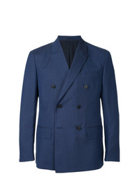 Мужской темно-синий двубортный пиджак от Kent & Curwen