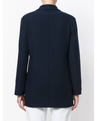Женский темно-синий двубортный пиджак от Etro