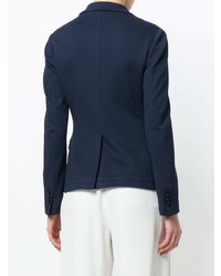 Женский темно-синий двубортный пиджак от Tagliatore