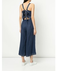 Темно-синий джинсовый комбинезон от Suboo
