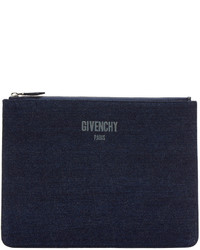 Мужской темно-синий джинсовый мужской клатч от Givenchy