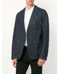 Мужской темно-синий джинсовый пиджак от Maison Margiela