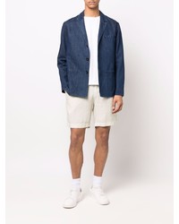 Мужской темно-синий джинсовый пиджак от Boglioli