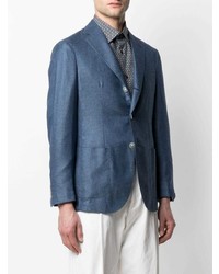 Мужской темно-синий джинсовый пиджак от Barba
