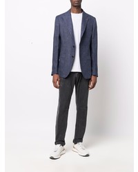 Мужской темно-синий джинсовый пиджак от Tagliatore