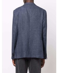 Мужской темно-синий джинсовый пиджак от Tagliatore