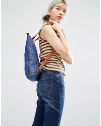 Женский темно-синий джинсовый рюкзак от Monki