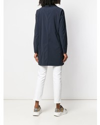 Женский темно-синий дождевик от Herno