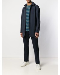 Мужской темно-синий дождевик от Herno