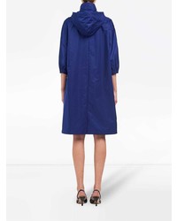 Женский темно-синий дождевик от Prada
