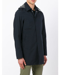 Мужской темно-синий дождевик от Herno