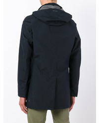 Мужской темно-синий дождевик от Herno