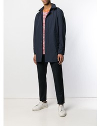 Мужской темно-синий дождевик от Herno