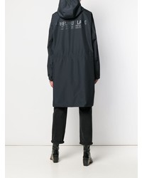 Женский темно-синий дождевик от Helmut Lang